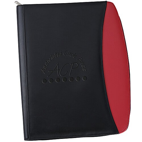 Metro Calculator Padfolio with Notepad - Debossed Main Image