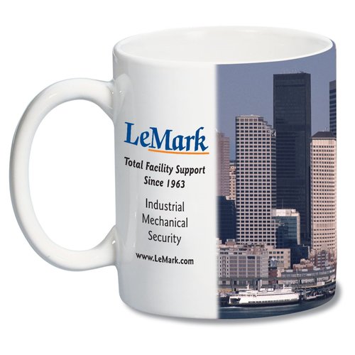 White Mug with Full Colour Process - 11 oz. Main Image