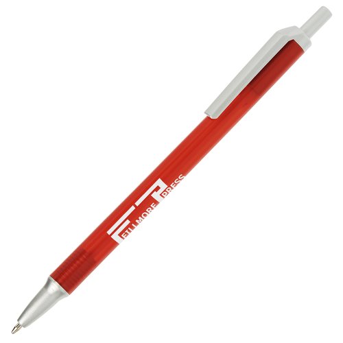 Value Click Pen - Translucent - Silver Main Image
