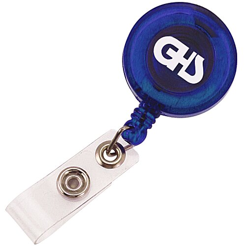 Retractable Badge Holder - Translucent Main Image