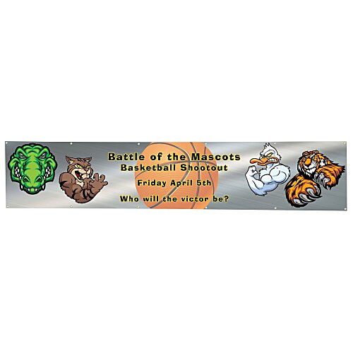 Value Outdoor Banner - 2 feet x 10 feet Main Image