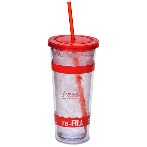 Wavy Colour Scheme Spirit Tumbler - 20 oz. Main Image