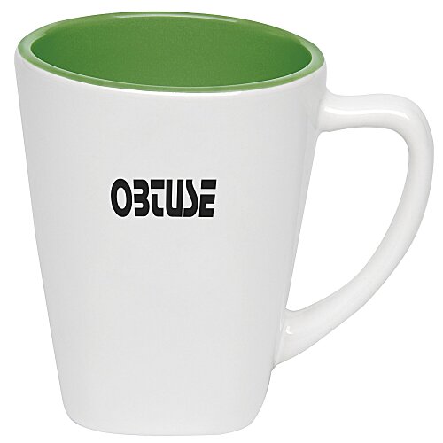 Two-Tone Square Mug - 12 oz.- Closeout Main Image