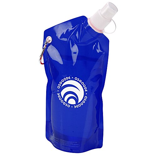 Folding Water Bottle - 20 oz. - 24 hr Main Image