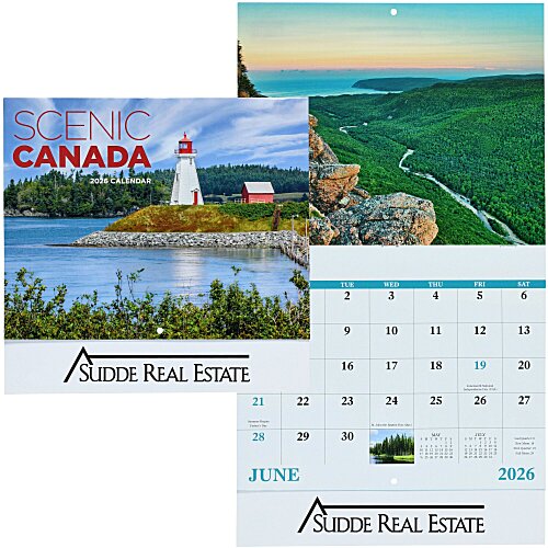 Canada Scenic Vistas Calendar Main Image