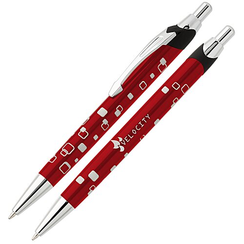 Dimensions Metal Pen - Squares Main Image