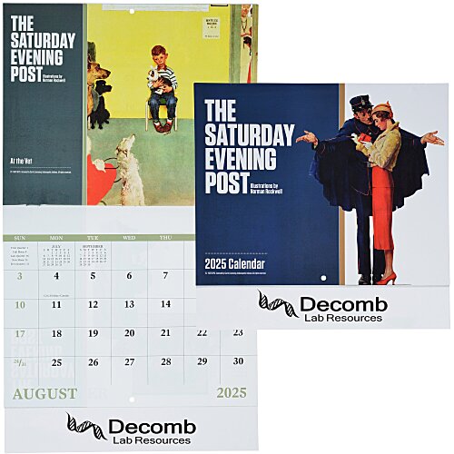 The Saturday Evening Post Calendar - Stapled Main Image