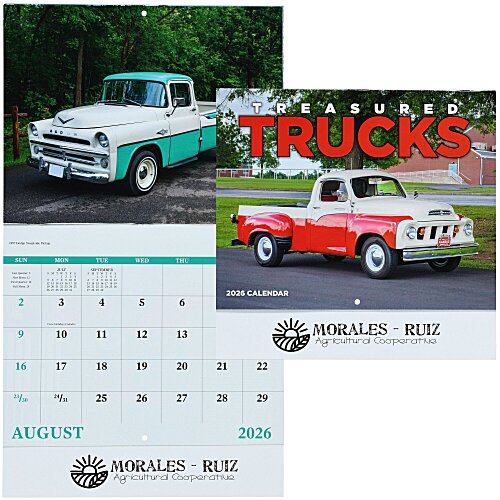 Treasured Trucks Calendar - Stapled Main Image