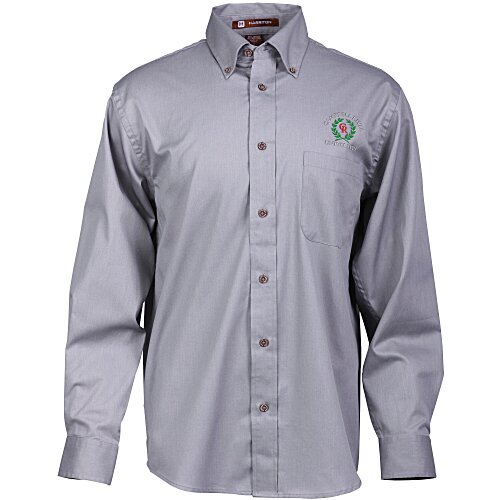 Harriton Twill Shirt with Stain Release - Men's Main Image