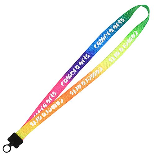 Tie-Dye Multicolour Lanyard - 3/4" Main Image