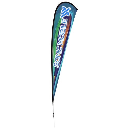 Outdoor Sail Sign - 14 feet - One Sided Main Image