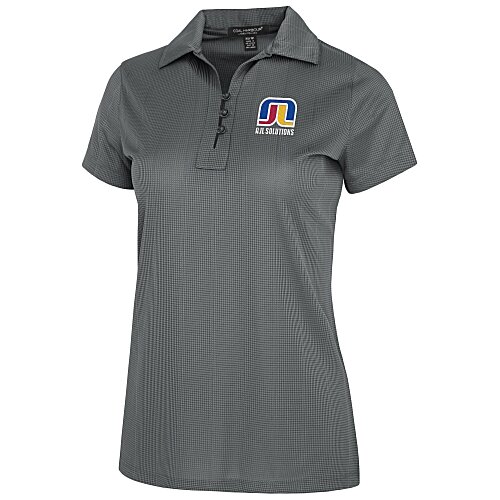 Coal Harbour Fine Jacquard Wicking Sport Shirt - Ladies' - Closeout Main Image