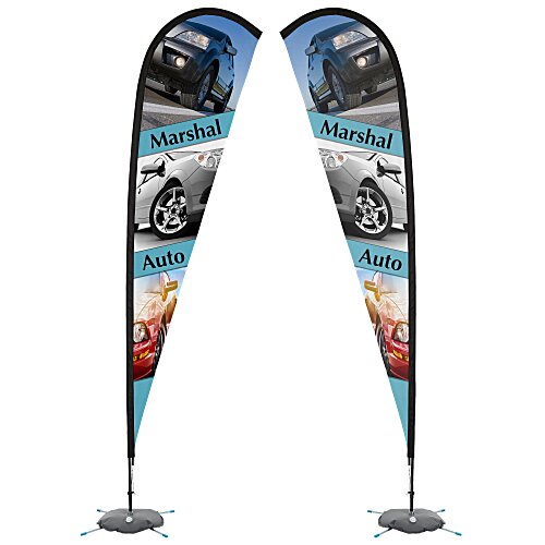 Indoor Sail Sign - 11 feet - Two Sided Main Image