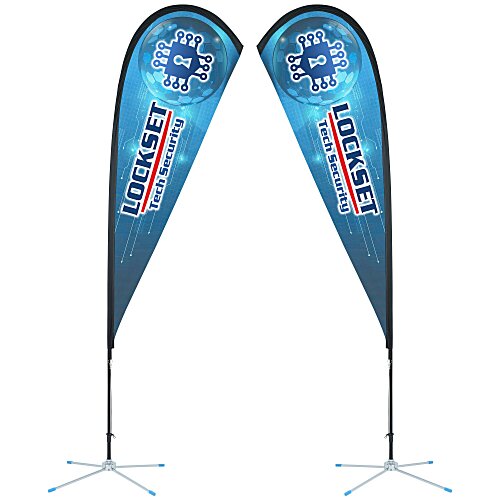 Indoor Sail Sign - 8 feet - Two Sided Main Image