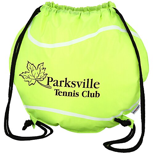 Game Time! Tennis Ball Drawstring Backpack Main Image