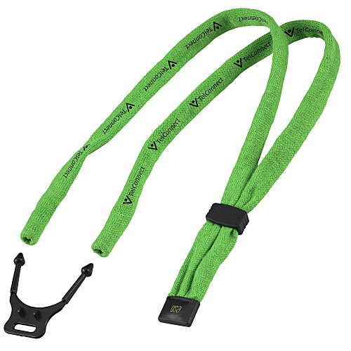 Dual-Use Cotton Lanyard/Eyewear Retainer - 1/2" Main Image