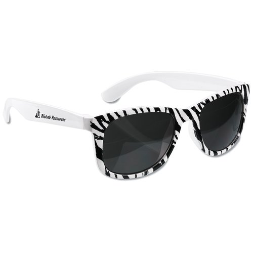 Zebra Hipster Shades Main Image