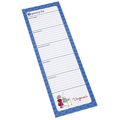 Souvenir Magnetic Manager Notepad - Grocery - 50 Sheet Main Image