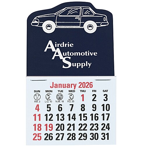 Stick Up Calendar - Car Main Image