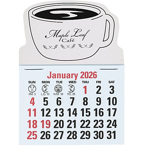 Stick Up Calendar - Coffee Cup Main Image