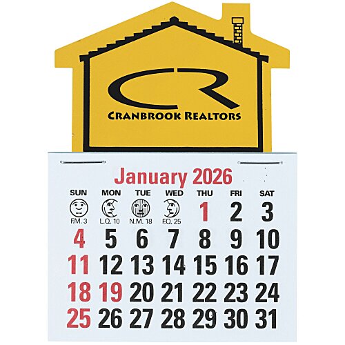 Stick Up Calendar - House Main Image