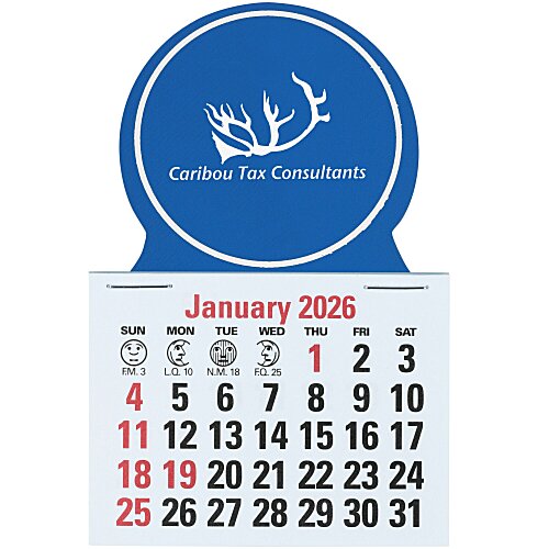 Stick Up Calendar - Circle Main Image