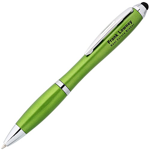 Curvy Stylus Twist Pen - Metallic Main Image