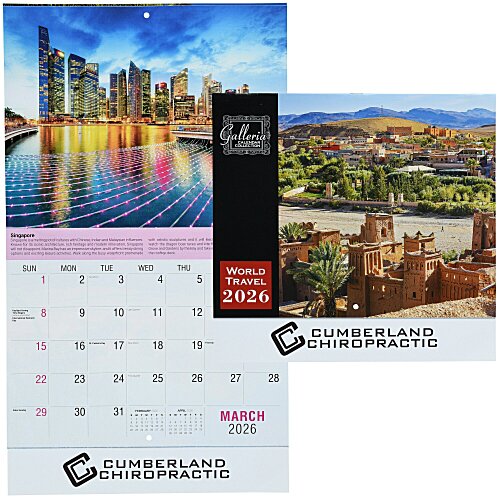 World Travel Appointment Calendar Main Image