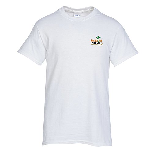 Gildan Ultra Cotton T-Shirt - Men's - Embroidered - White Main Image
