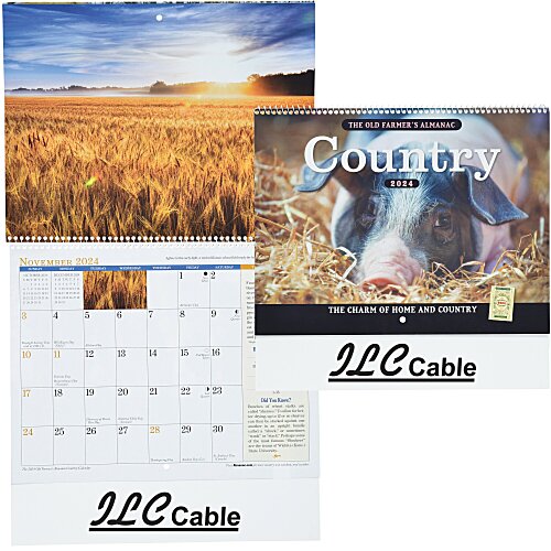 The Old Farmer's Almanac Calendar - Country - Spiral Main Image