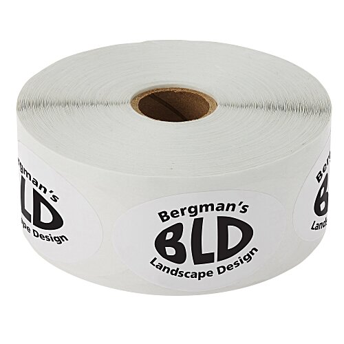 Value Stickers by the Roll - Oval - 1-1/2" x 2-1/2" Main Image