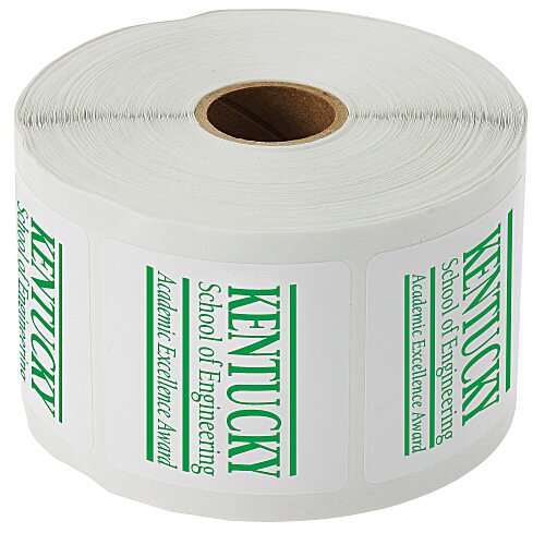 Value Stickers by the Roll - Square - 2" x 2" Main Image