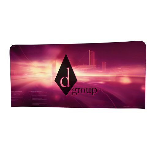 Tabletop Banner System with Back Wall - 8 feet - Replacement Graphic Main Image