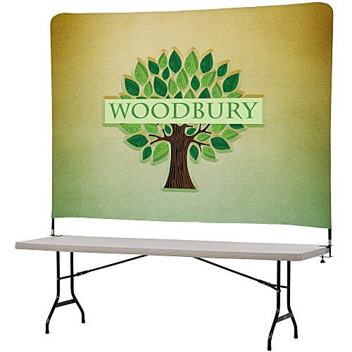 Tabletop Banner System with Tall Back Wall - 8 feet Main Image