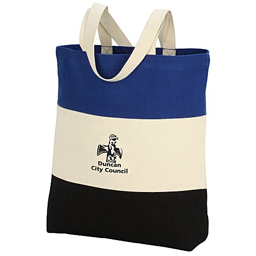 Tri-Colour Cotton Tote Main Image