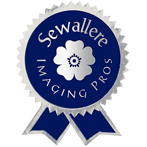 Embossed Seal by the Roll - Ribbon with Pinked Edges- 2 inches x 2 1/2 inches Main Image