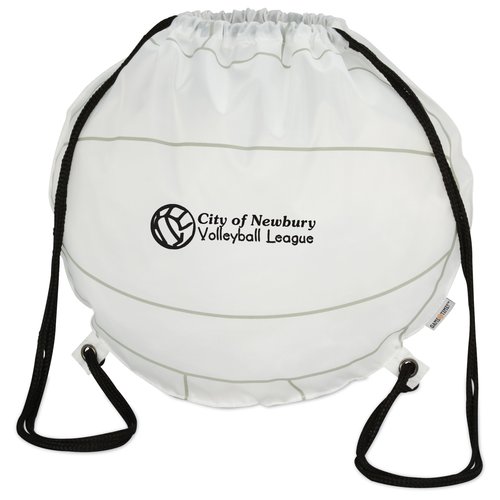 Game Time! Volleyball Drawstring Backpack Main Image