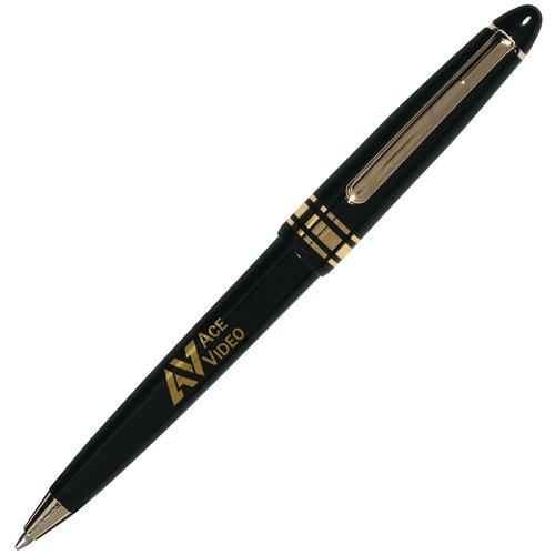 Cap-Action Pen with Gold Trim Main Image