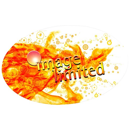 Full Colour Name Badge - Oval - Magnet Main Image