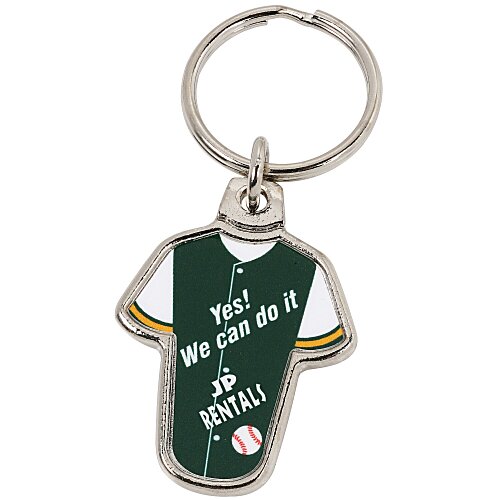 Sports Jersey Metal Keychain - Baseball Main Image