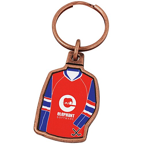 Sports Jersey Metal Keychain - Hockey Main Image