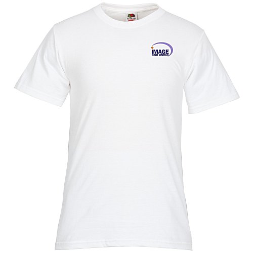 Fruit of the Loom HD T-Shirt - Embroidered - White Main Image