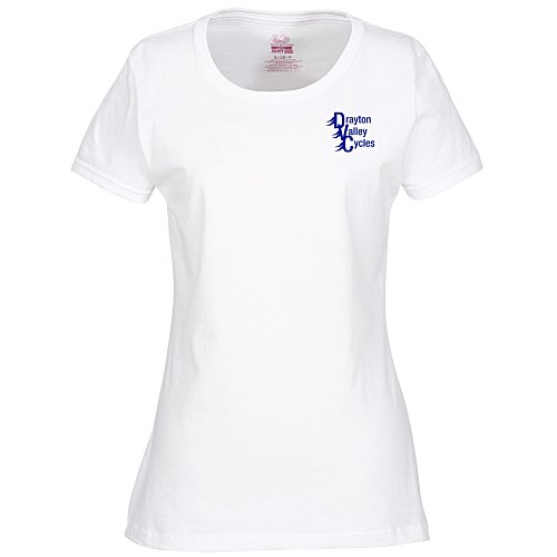 Fruit of the Loom HD T-Shirt - Ladies' - Screen - White Main Image