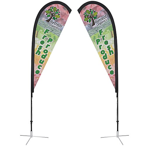 Indoor Sail Sign - 6 feet - Two Sided Main Image