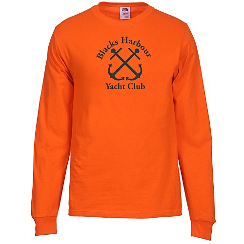 Fruit of the Loom HD LS T-Shirt - Screen - Colours Main Image