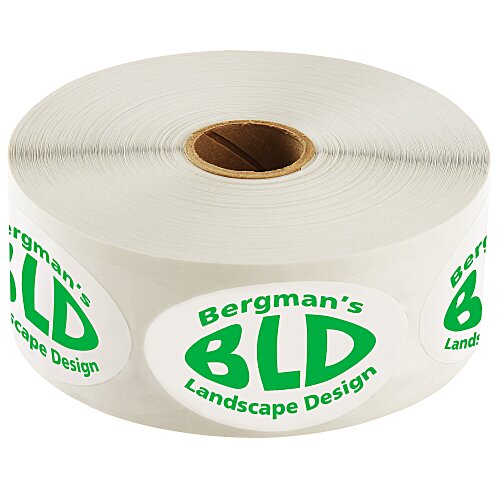 Sticker by the Roll - Oval - 1-1/2" x 2-1/2" Main Image