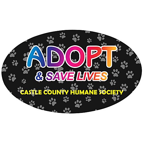 Removable Euro Bumper Sticker - 3" x 5" - Full Colour Main Image