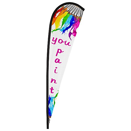 Sail Sign - 11 feet - One Sided - Replacement Graphic Main Image