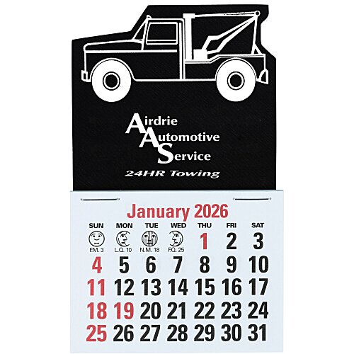 Stick Up Calendar - Tow Truck Main Image
