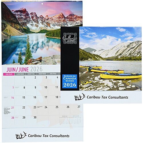 Scenes of Canada Appointment Calendar - French / English Main Image